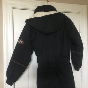 FERA Size 14/6P Black Ski Suit Womens/Kids